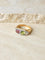 Bague 55 Bague en or jaune 18 ct péridot, tourmaline rose et diamants 58 Facettes
