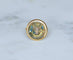 Bague 55 Bague ancienne - Motif cerf et cor de chasse en or jaune 18 ct 58 Facettes