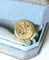 Bague 55 Bague ancienne - Motif cerf et cor de chasse en or jaune 18 ct 58 Facettes
