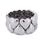 Bague 53 Bague vintage en or blanc 18 ct avec diamants 58 Facettes AN432 (00519)