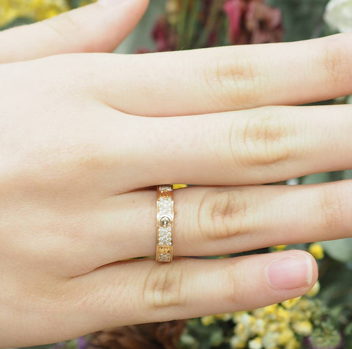 Bague 52 Cartier Love - Bague PM en or rose 18k et diamants 0,31 ct 58 Facettes 33709