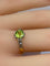 Bague 51 Bague en or jaune 18 carats au péridot et diamants 58 Facettes AB699