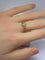 Bague 51 Bague en or jaune 18 carats au péridot et diamants 58 Facettes AB699