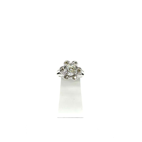 Bague Bague en or blanc et diamants 58 Facettes Z15B51812
