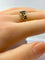 Bague 55 Bague en or jaune 18 carats avec saphir 58 Facettes AB701