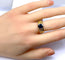 Bague 55 Bague en or jaune 18 carats avec saphir 58 Facettes AB701