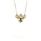 Collier Collier Art nouveau en or jaune 750 avec grenat et perles blanches 58 Facettes Z1351953