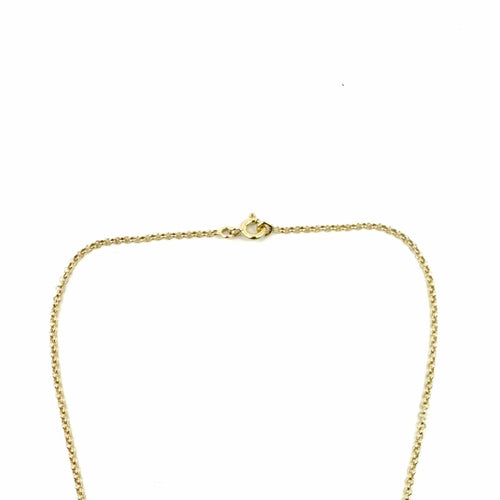 Collier Collier Art nouveau en or jaune 750 avec grenat et perles blanches 58 Facettes Z1351953