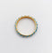 Bague 55.5 Bague jonc vintage en or jaune 18k à émail bleu ciel 58 Facettes A06937