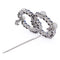 Broche Spilla vintage - Broche en or blanc 18 kt perles et saphirs 58 Facettes SP12 '(5839)