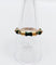 Bague 55.5 Bague jonc vintage style bambou en or 14k et émail vert 58 Facettes A06940