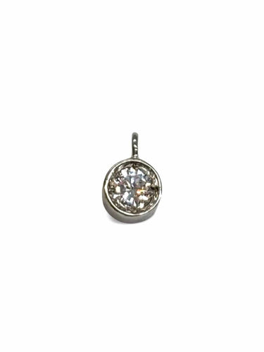 Pendentif Pendentif en or blanc 18K serti d’un diamant 0,35 ct 58 Facettes 1752