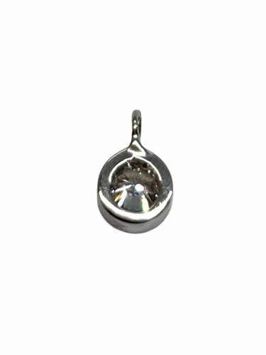 Pendentif Pendentif en or blanc 18K serti d’un diamant 0,35 ct 58 Facettes 1752