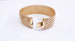 Bracelet Bracelet manchette en or jaune 18 carats 58 Facettes Brac.iris.1974