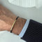 Bracelet Bracelet en caoutchouc et or jaune 18 ct 58 Facettes 38054