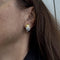 Boucles d'oreilles Damiani - Boucles d’oreilles puces en or jaune et or blanc avec diamants 58 Facettes 39164