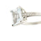 Bague Bague - Aigue-marine et diamants en or blanc 18 ct 58 Facettes 39084