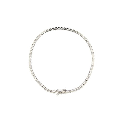 Bracelet Forever Unique - Bracelet tennis en or blanc 18 ct et diamants 0,95 ct 58 Facettes 41194