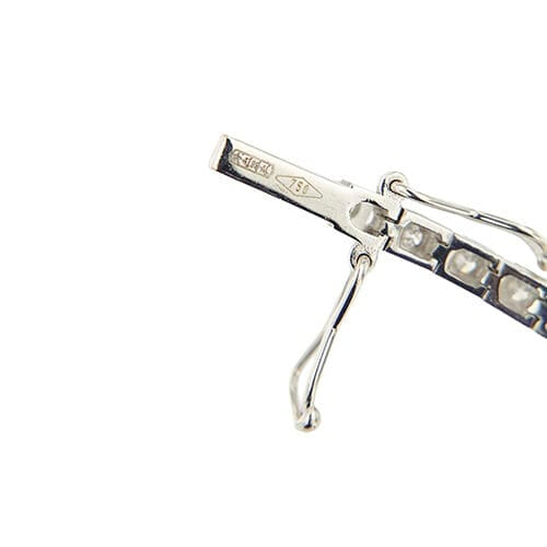 Bracelet Forever Unique - Bracelet tennis en or blanc 18 ct et diamants 0,95 ct 58 Facettes 41194