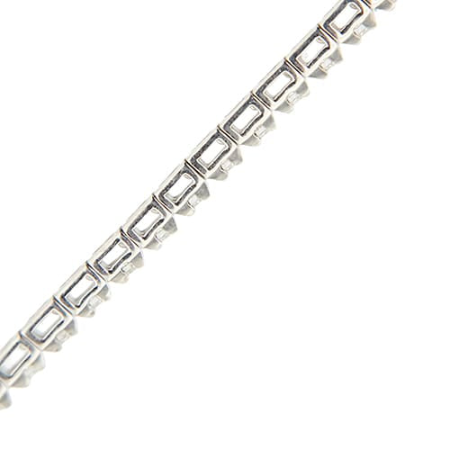 Bracelet Forever Unique - Bracelet tennis en or blanc 18 ct et diamants 0,95 ct 58 Facettes 41194