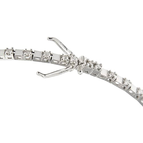 Bracelet Bracelet tennis - en or blanc 18 ct et diamants 0,54 ct 58 Facettes 39088