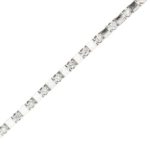 Bracelet Bracelet tennis - en or blanc 18 ct et diamants 0,54 ct 58 Facettes 39088