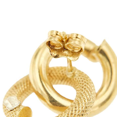 Boucles d'oreilles Unoaerre - Boucles d’oreilles clous en or jaune 18 ct 58 Facettes 39272