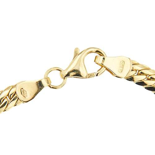 Bracelet Bracelet maille gourmette en or jaune 18 carats 58 Facettes 40448