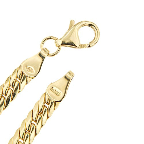 Bracelet Bracelet maille gourmette en or jaune 18 carats 58 Facettes 40448