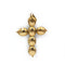 Pendentif Croix d’Auvergne - Pendentif en or jaune 750 et citrines 58 Facettes 260105R