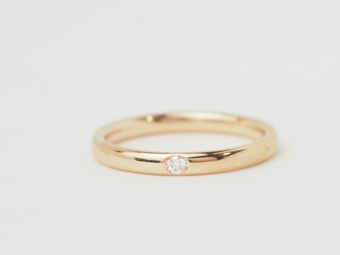 Bague 54 Pomellato Lucciole - Bague en or rose 18 Kt et diamant 58 Facettes 33703