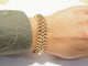 Bracelet Bracelet maille américaine en or rose 18 ct 58 Facettes 32477