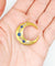 Pendentif Pendentif croissant de lune victorien en or 18k, saphirs et diamants 58 Facettes A06853