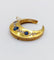 Pendentif Pendentif croissant de lune victorien en or 18k, saphirs et diamants 58 Facettes A06853