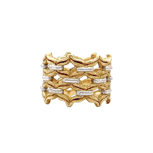 Bague Bague vintage Buccellati, deux ors. 58 Facettes 35454