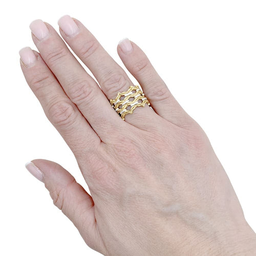 Bague Bague vintage Buccellati, deux ors. 58 Facettes 35454