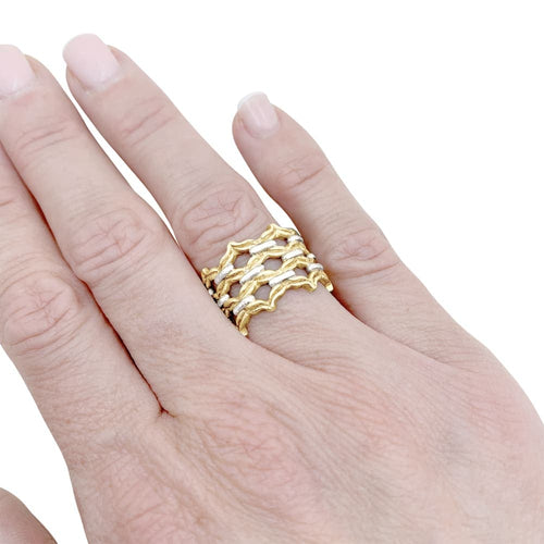 Bague Bague vintage Buccellati, deux ors. 58 Facettes 35454