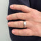 Bague Bague homme - Anneau en or blanc 18 ct et diamant 58 Facettes 38989