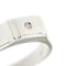 Bague Bague homme - Anneau en or blanc 18 ct et diamant 58 Facettes 38989