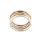 Bague Bulgari B.Zero1 - Bague homme trois bandes en or blanc et or rose 58 Facettes 38826