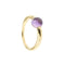 Bague Bague - Améthyste cabochon en or jaune 18 kt 58 Facettes 38224