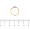 Bague Bague - Améthyste cabochon en or jaune 18 kt 58 Facettes 38224