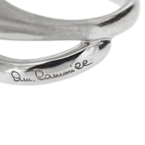 Bague Annamaria Cammilli Calla - Bague fleur en or blanc et or jaune, saphirs jaunes 58 Facettes 29248