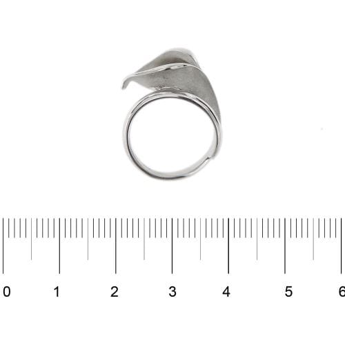 Bague Annamaria Cammilli Calla - Bague fleur en or blanc et or jaune, saphirs jaunes 58 Facettes 29248