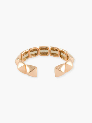 Bracelet Pyramide - Bracelet en or rose et brillants 58 Facettes 210017