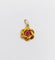 Pendentif Pendentif fleur antique en or 18k et rubis 58 Facettes A06858