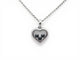 Collier Chopard Happy Diamonds Icons - Collier en or blanc 18k et diamants 58 Facettes 274050