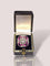 Bague 57.5 Bague Art déco en platine avec diamants, rubis et onyx 58 Facettes 1112094