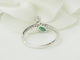 Bague 54 Mauboussin Duo d’Espérance - Bague croisée en or blanc avec émeraudes et diamants 58 Facettes 33715