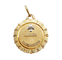 Pendentif Augis - Pendentif médaille d'amour 20 mm en or rose 18k et diamant 58 Facettes A06808